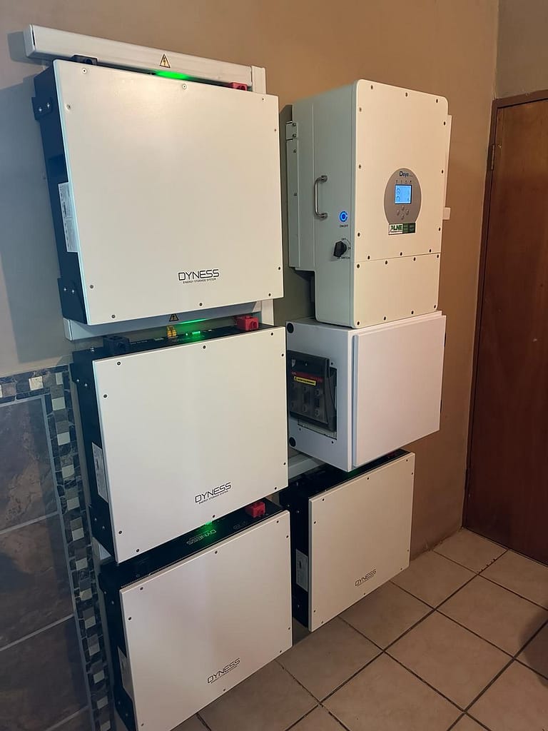 LNE Technologies _ first phase backup system in Hartbeespoort